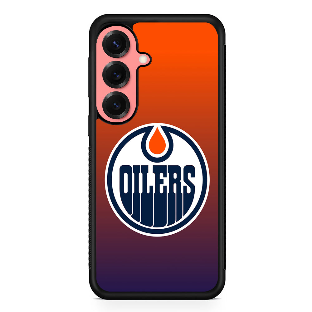 Edmonton Oilers Gradient Samsung Galaxy S25 Case | Protective Case for Samsung Galaxy S25