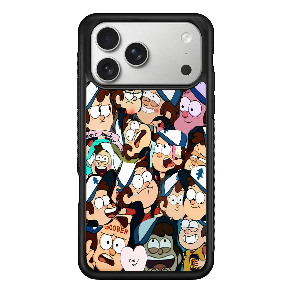 Dipper Gravity Falls Collection iPhone 17 Pro Case | Slim Rubber Case for iPhone 17 Pro