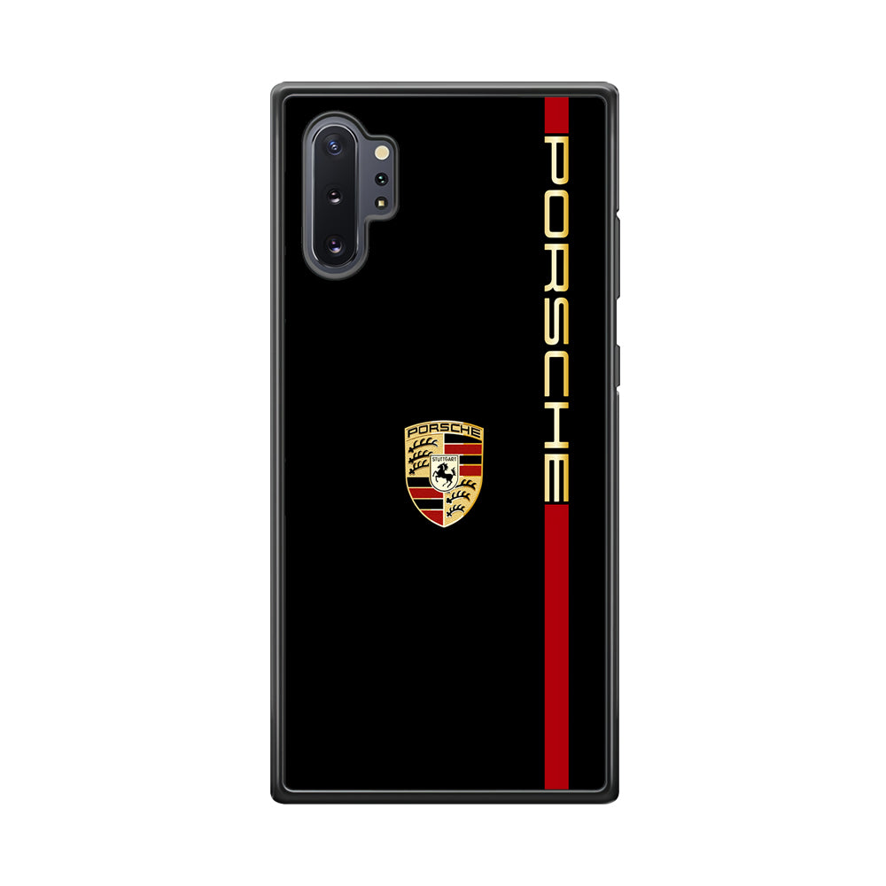 Porsche Car Logo Luxury Samsung Galaxy Note 10 Plus Case | Slim Rubber Case for Samsung Galaxy Note 10 Plus