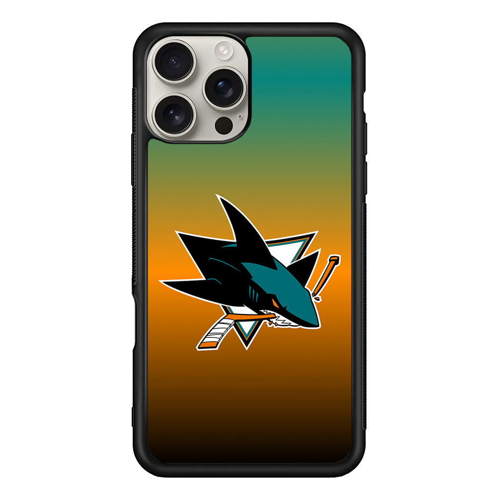 San Jose Sharks Gradient iPhone 16 Pro Max Case | Stylish Protective Case for iPhone 16 Pro Max