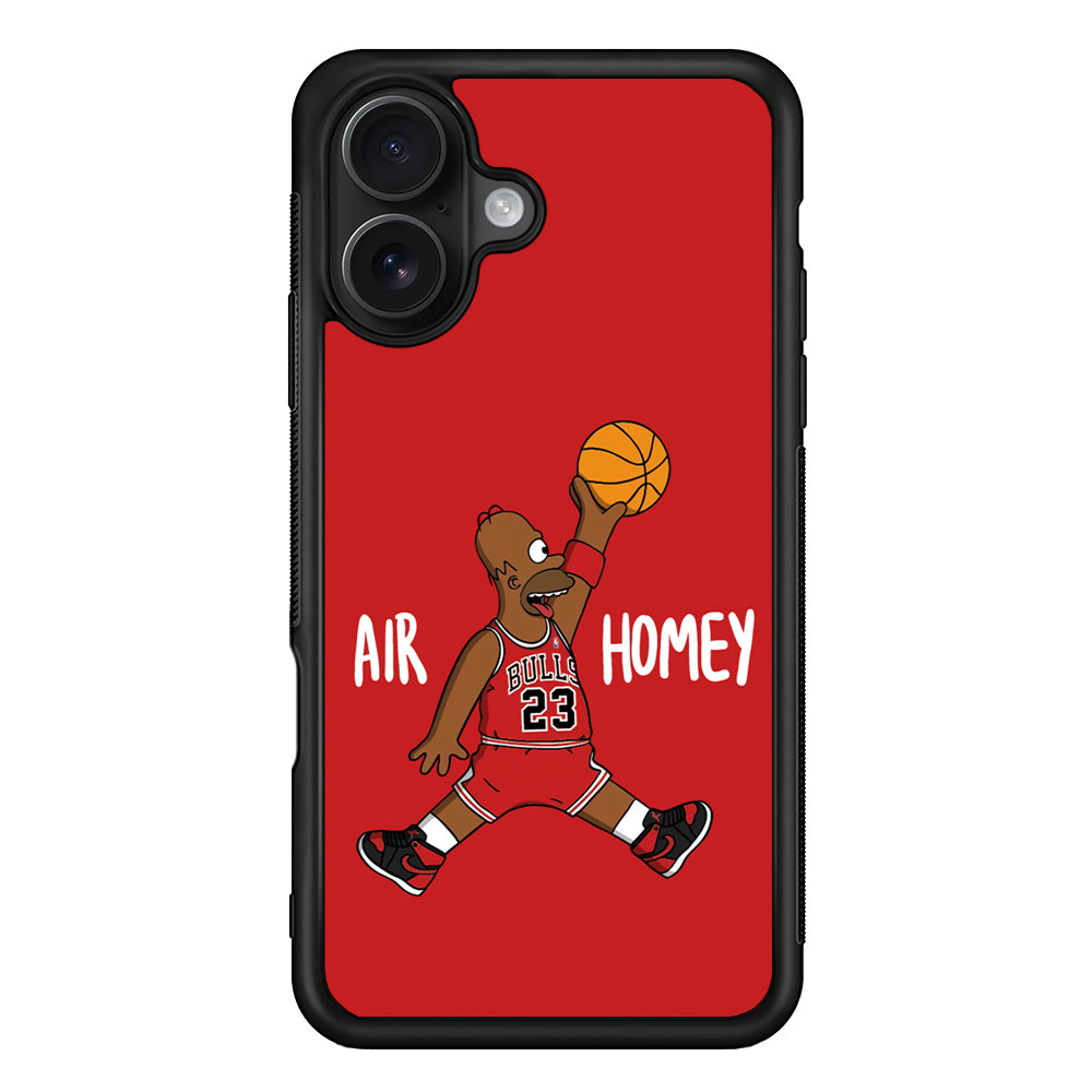 Simpson Air Homey Chicago Bulls iPhone 16 Case - Oxvistore