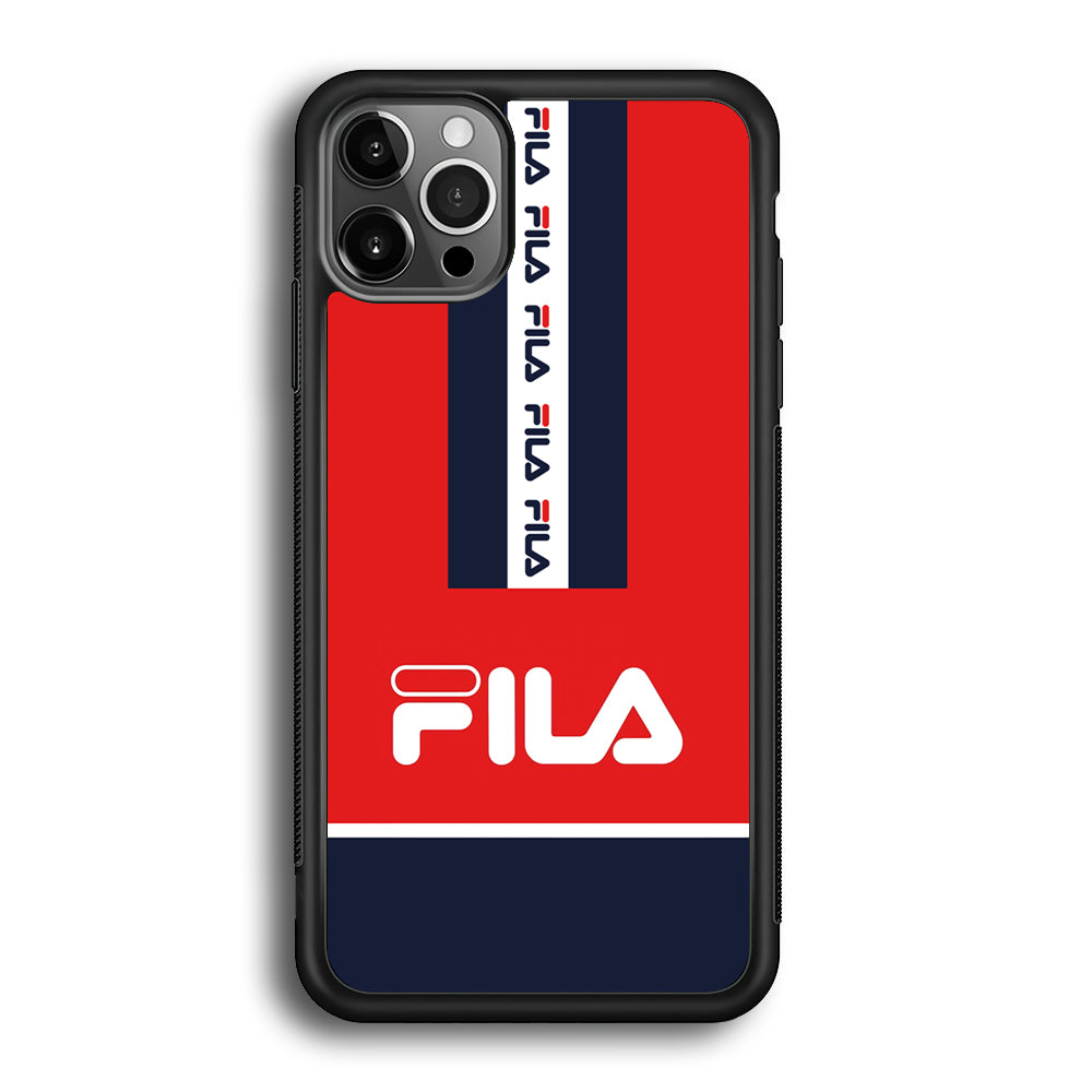 Fila Suit of Identity iPhone 12 Pro Max Case | Slim Rubber Case for iPhone 12 Pro Max