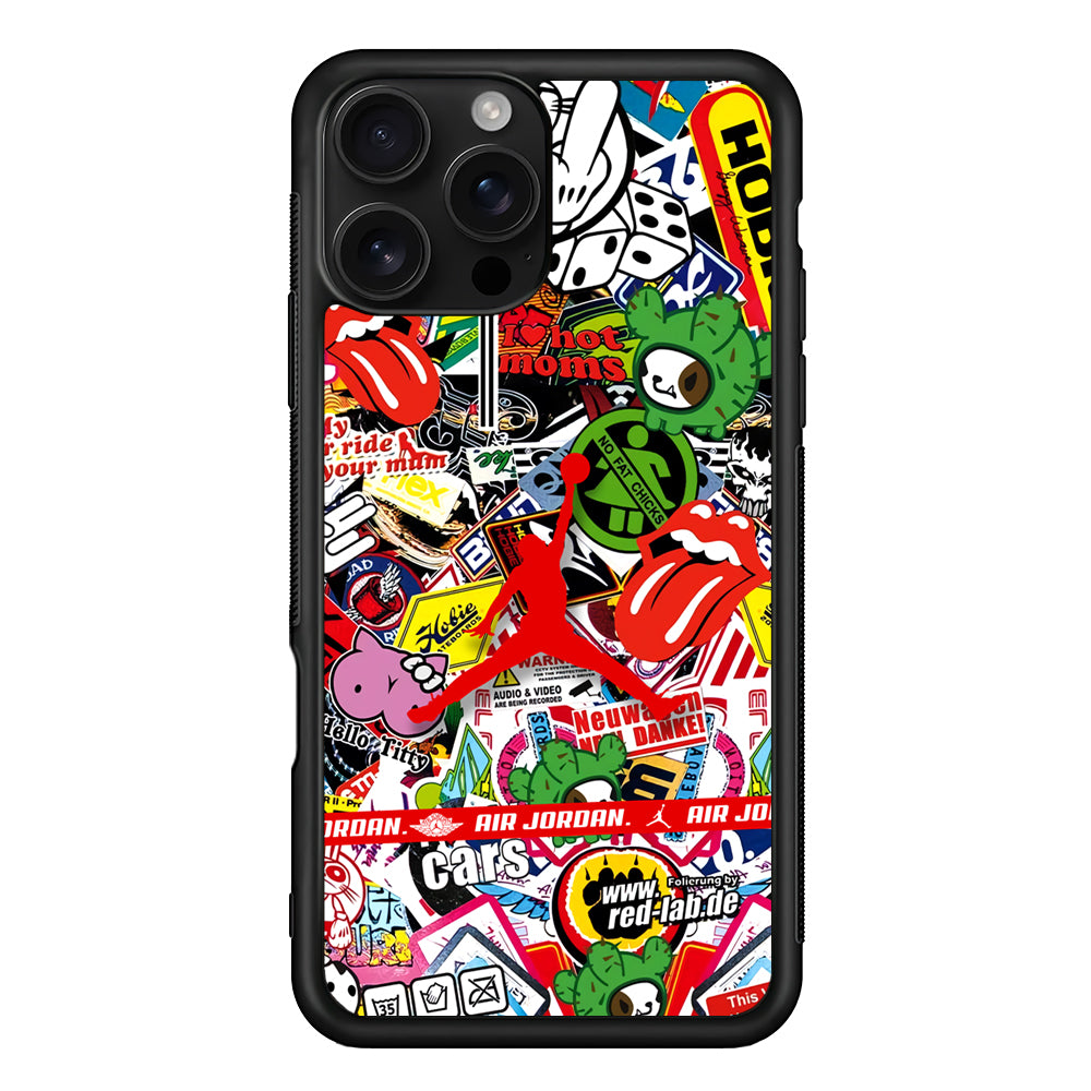 Air Jordan Mix Squad iPhone 16 Pro Case - Stylish Protective Cover for iPhone 16 Pro