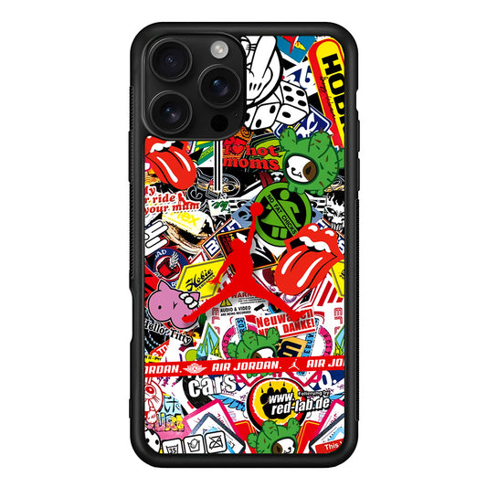 Air Jordan Mix Squad iPhone 16 Pro Case - Stylish Protective Cover for iPhone 16 Pro
