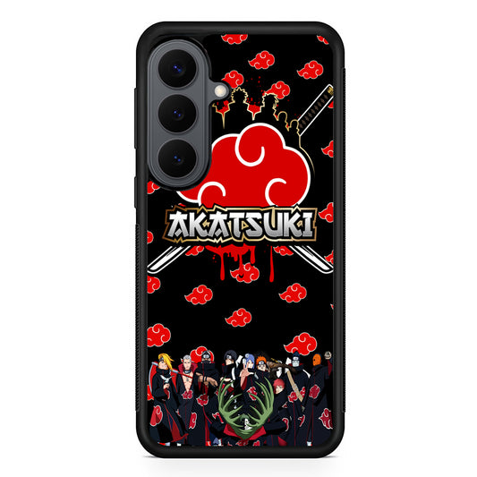 Naruto Akatsuki Squad Samsung Galaxy S26 Plus Case | Slim Rubber Case for Samsung Galaxy S26 Plus