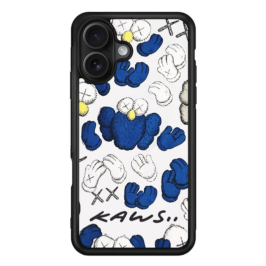 Kaws Hand Cheers iPhone 16 Case | Slim Rubber Case for iPhone 16