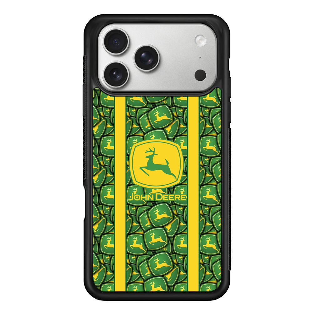 John Deere Emblem Dump iPhone 17 Pro Case | Slim Rubber Case for iPhone 17 Pro