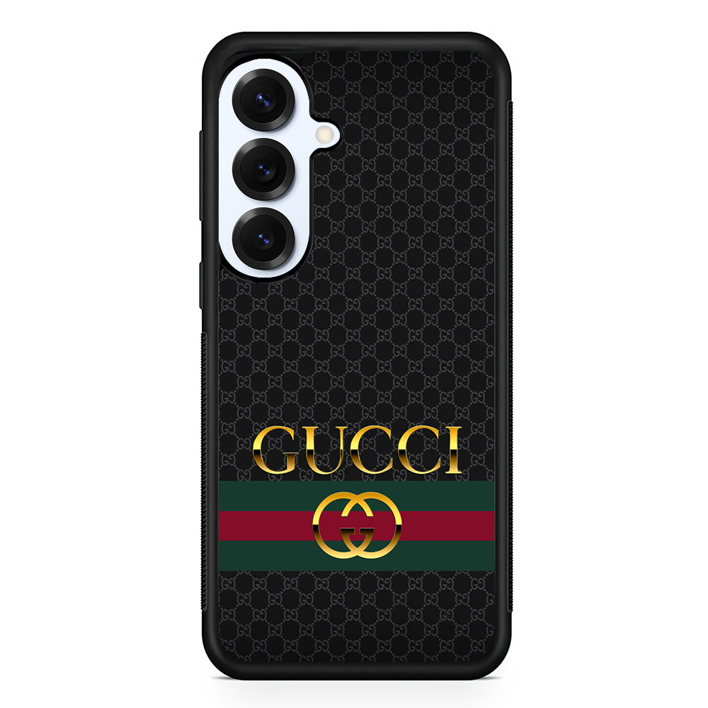 Gucci Luxury Pattern Samsung Galaxy S25 Plus Case | Slim Rubber Case for Samsung Galaxy S25 Plus