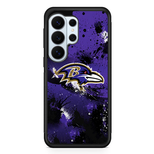 Baltimore Ravens Abstract Samsung Galaxy S26 Ultra Case | Protective Phone Cover