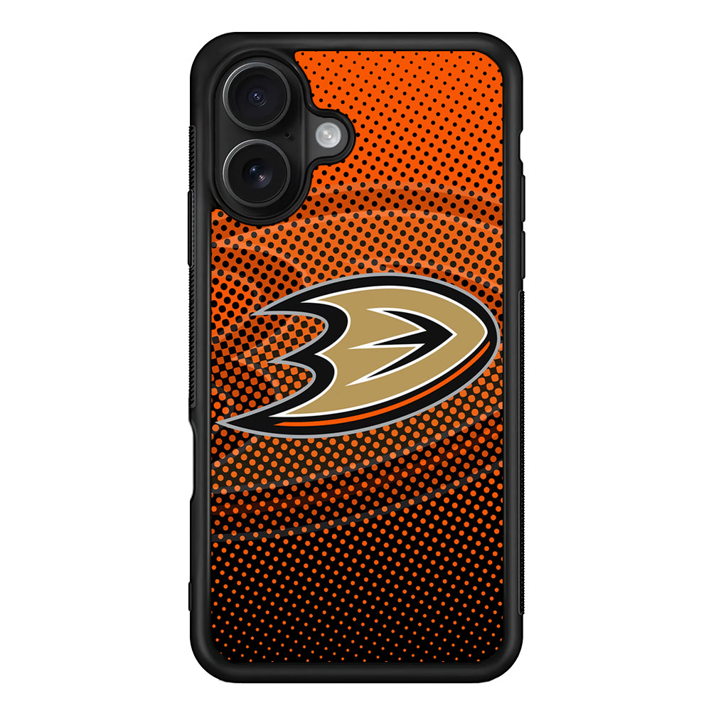 Anaheim Ducks Dot iPhone 16 Case - Oxvistore