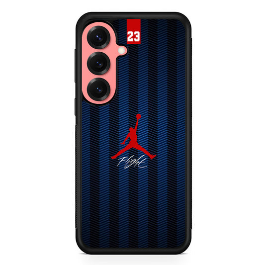 Air Jordan Deep Blue Art Line Samsung Galaxy S25 Case | Slim Protective Cover for Samsung Galaxy S25