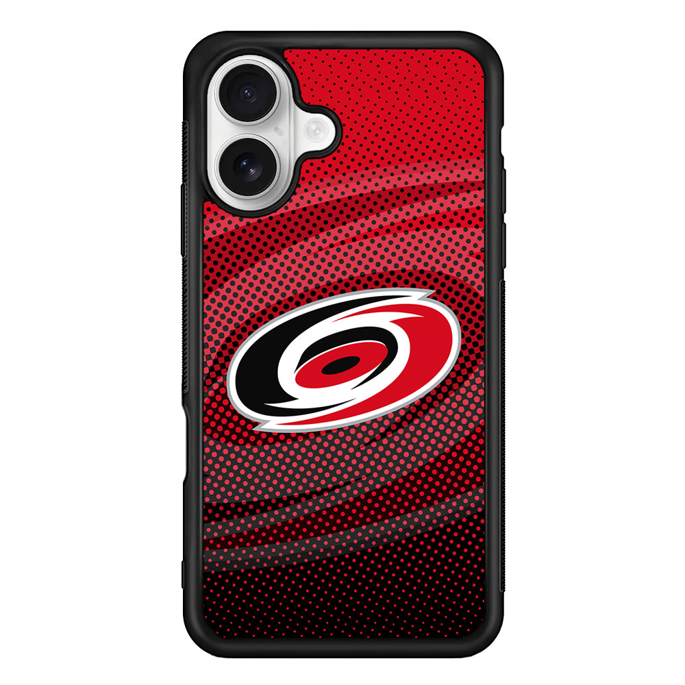 Carolina Hurricanes Logo iPhone 16 Plus Case | Durable Protective Rubber Cover