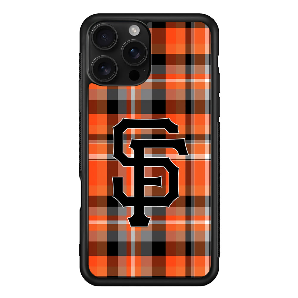 San Francisco Giants Pattern iPhone 16 Pro Case | Durable Protective Case for iPhone 16 Pro