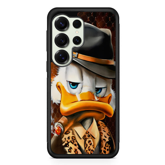 Scrooge McDuck Godfather Samsung Galaxy S25 Ultra Case | Durable Rubber Case for Samsung Galaxy S25 Ultra