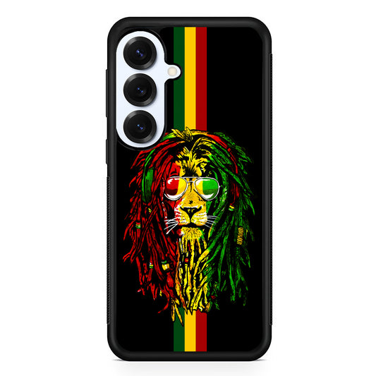 Reggae Lion Rasta Samsung Galaxy S25 Plus Case | Slim Rubber Cover for Samsung Galaxy S25 Plus
