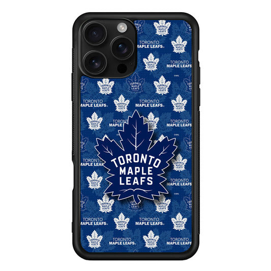 Toronto Maple Leafs Pattern iPhone 16 Pro Case | Durable Protective Case for iPhone 16 Pro