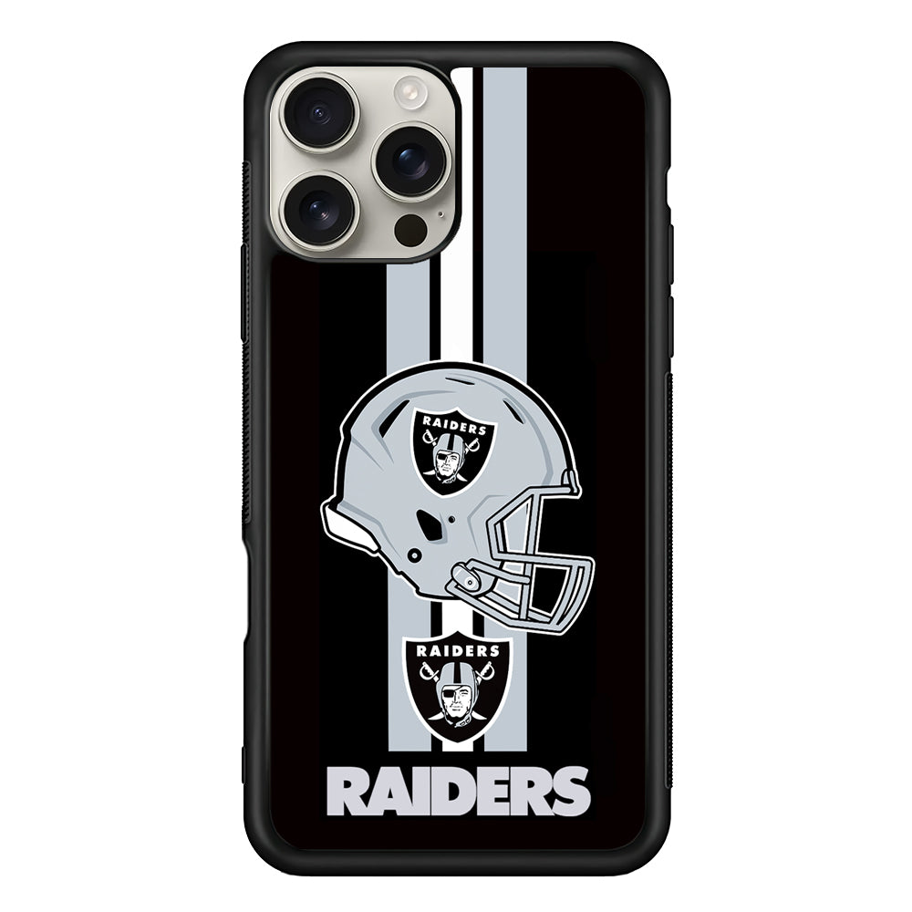 Las Vegas Raiders Helmet iPhone 16 Pro Max Case | Stylish Protective Case for iPhone 16 Pro Max