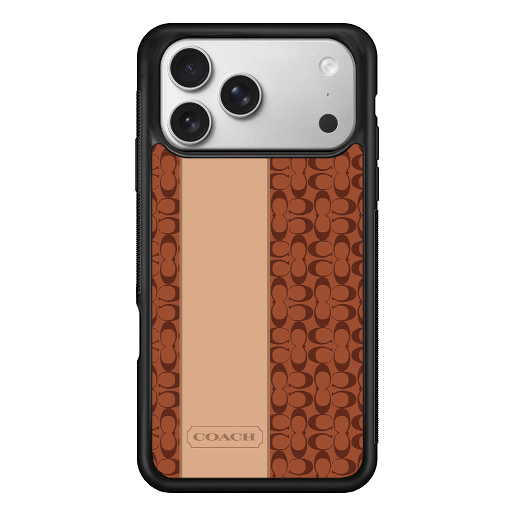 Coach Grand Line iPhone 17 Pro Case | Slim Rubber Case for iPhone 17 Pro