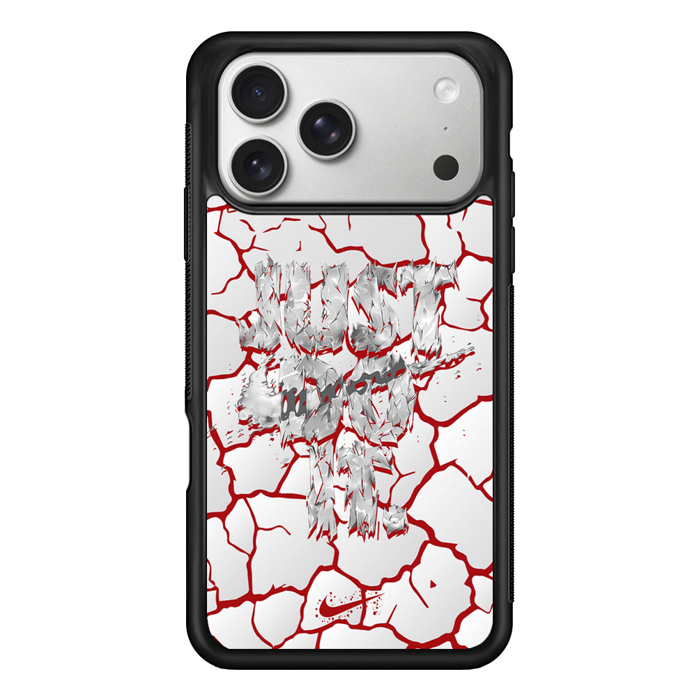 Nike On The Red Crack iPhone 17 Pro Case | Slim Protective Case for iPhone 17 Pro