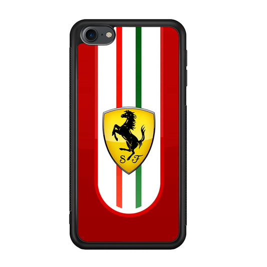 Ferrari Logo Red iPod Touch 6 Case | Slim Rubber Case for iPod Touch 6