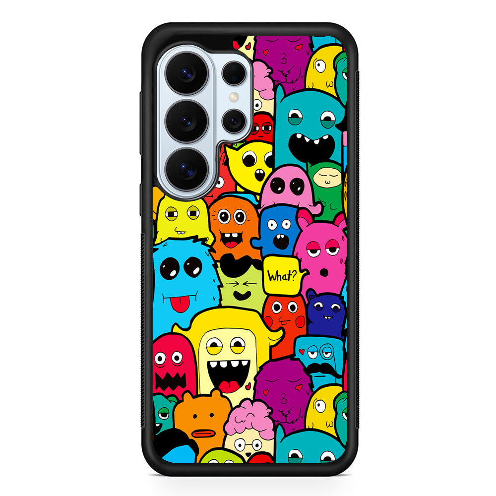 Monster Doodle Funny and Spooky Samsung Galaxy S26 Ultra Case | Protective Phone Cover