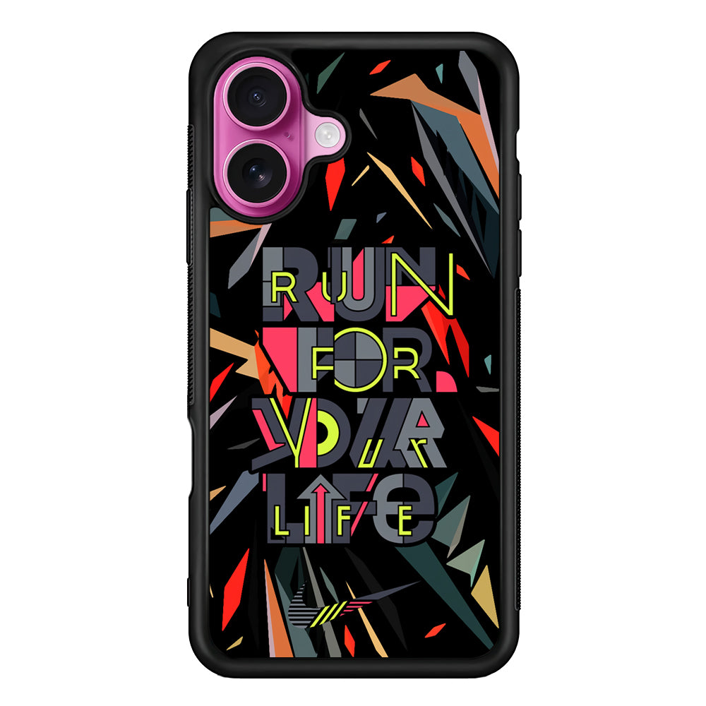 Nike Run for Life iPhone 17 Case - Slim Rubber Case for iPhone 17