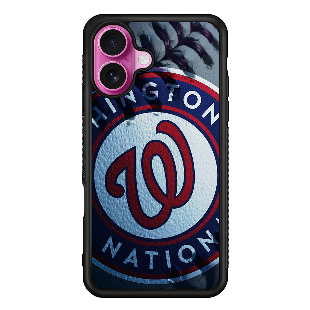 Washington Nationals Ball iPhone 17 Case | Slim Protective Rubber Phone Cover