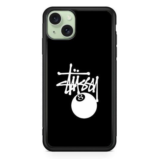 Stussy 8 Pool Ball iPhone 14 Plus Case | Slim Rubber Case for iPhone 14 Plus