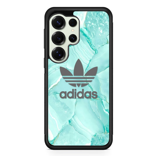 Adidas Light Marble Green Samsung Galaxy S25 Ultra Case | Durable Rubber Case for Samsung Galaxy S25 Ultra