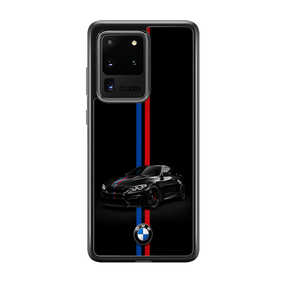 BMW M4 Coupe Racing Stripe Samsung Galaxy S20 Ultra Case | Slim Rubber Case for Samsung Galaxy S20 Ultra