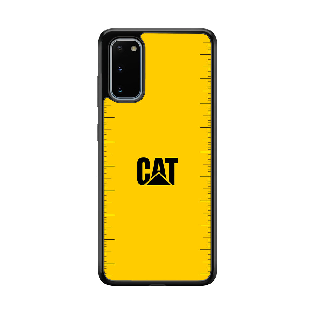 Caterpillar Logo Heavy Duty Samsung Galaxy S20 Case | Slim Rubber Case for Samsung Galaxy S20