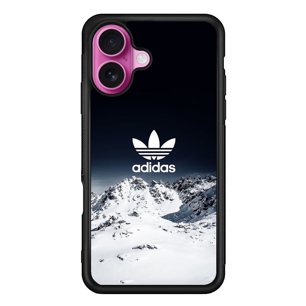 Adidas Logo Winter Snow iPhone 17 Case - Slim Rubber Case for iPhone 17