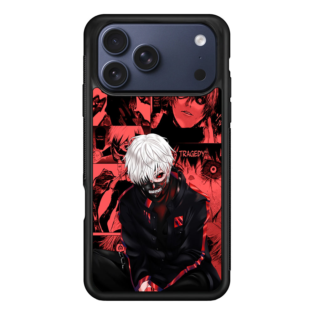 Kaneki Tokyo Ghoul Comic iPhone 17 Pro Max Case | Slim Protective Cover for iPhone 17 Pro Max