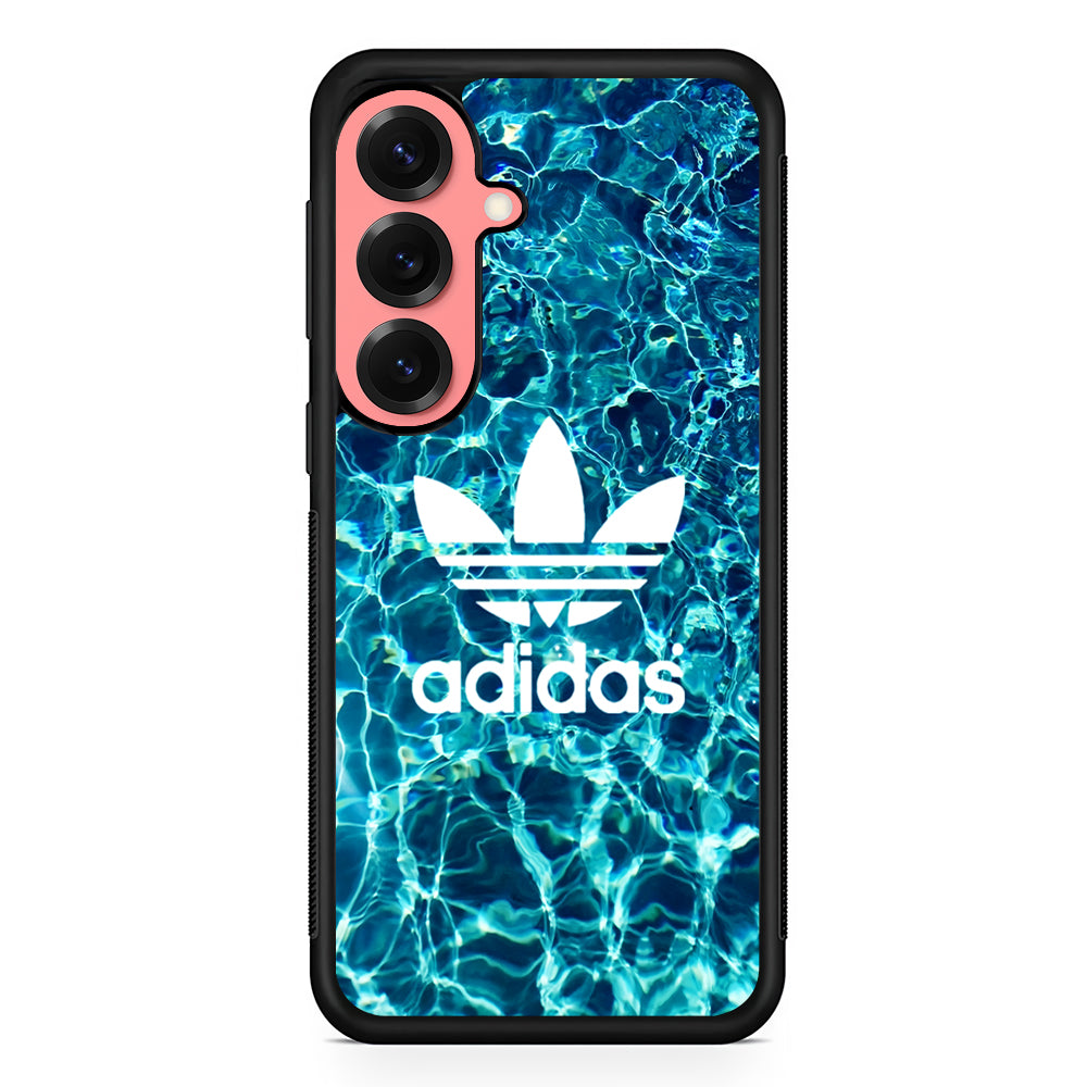 Adidas Logo Water Background Samsung Galaxy S25 Case | Slim Protective Cover for Samsung Galaxy S25