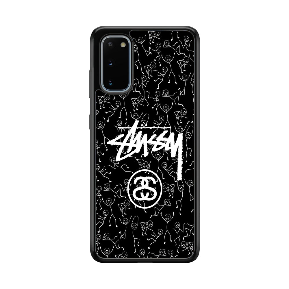 Stussy People Dancing Samsung Galaxy S20 Case | Slim Rubber Case for Samsung Galaxy S20