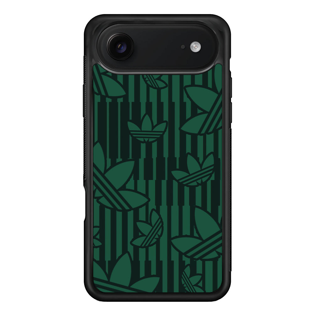 Adidas Dark Green Pattern iPhone 17 Air Case | Protective Case for iPhone 17 Air