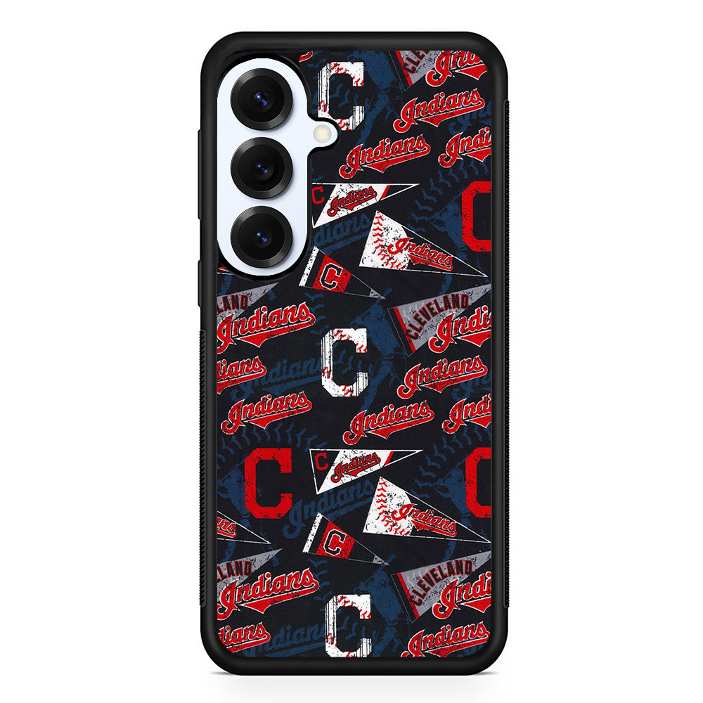 Cleveland Guardians Pattern Samsung Galaxy S25 Plus Case | Slim Rubber Cover for Samsung Galaxy S25 Plus