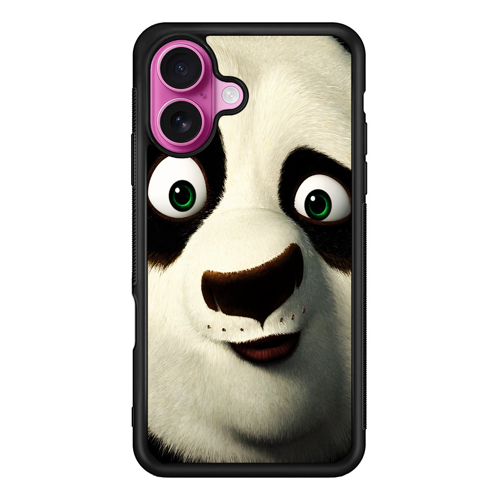 Kung Fu Panda Closeup iPhone 17 Case | Slim Protective Rubber Phone Cover