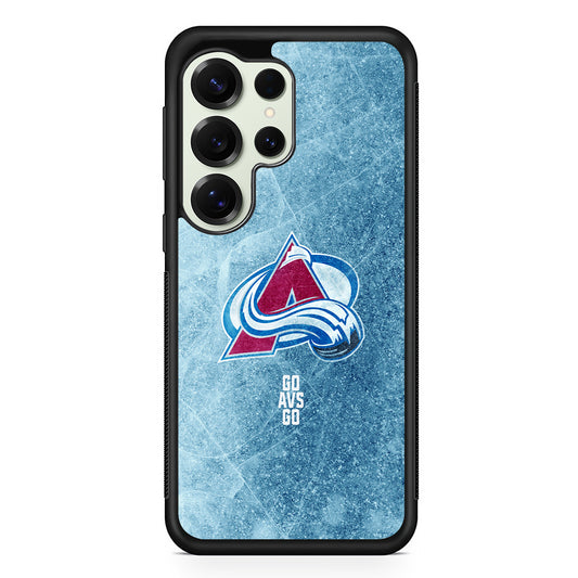 Colorado Avalanche Logo Samsung Galaxy S25 Ultra Case | Durable Rubber Case for Samsung Galaxy S25 Ultra