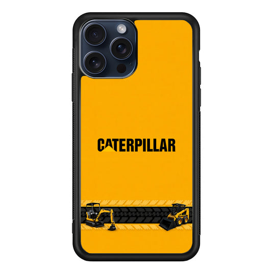 Caterpillar Unstoppable Power iPhone 15 Pro Max Case | Slim Rubber Case for iPhone 15 Pro Max