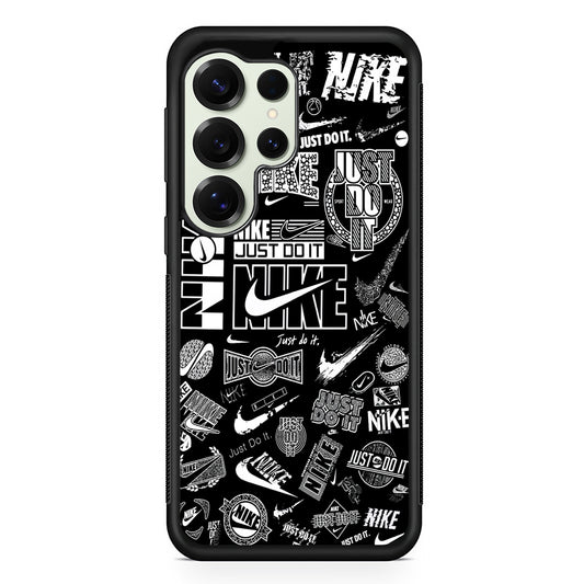 Cool Nike Logo Black White Samsung Galaxy S25 Ultra Case | Durable Rubber Case for Samsung Galaxy S25 Ultra