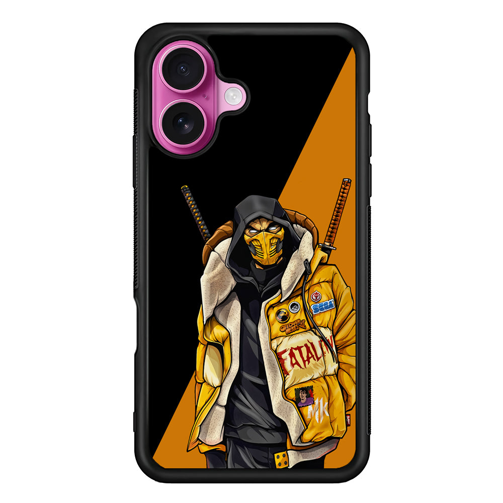 Scorpion Hypebeast Mortal Kombat iPhone 17 Case | Slim Protective Rubber Phone Cover