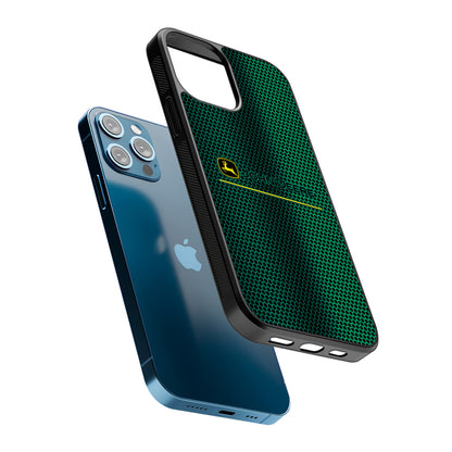 John Deere Luxury Hexagon 2D Rubber Phone Case | Durable Phone Case