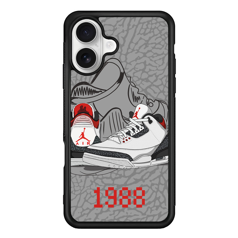 Air Jordan From The Past iPhone 16 Plus Case – Slim Fit Protective Phone Case