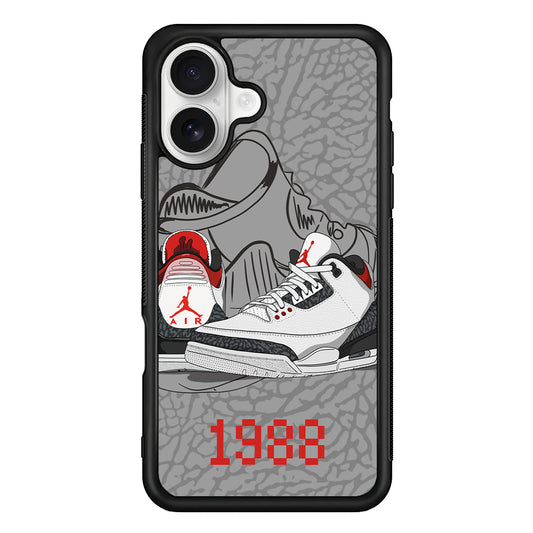 Air Jordan From The Past iPhone 16 Plus Case – Slim Fit Protective Phone Case