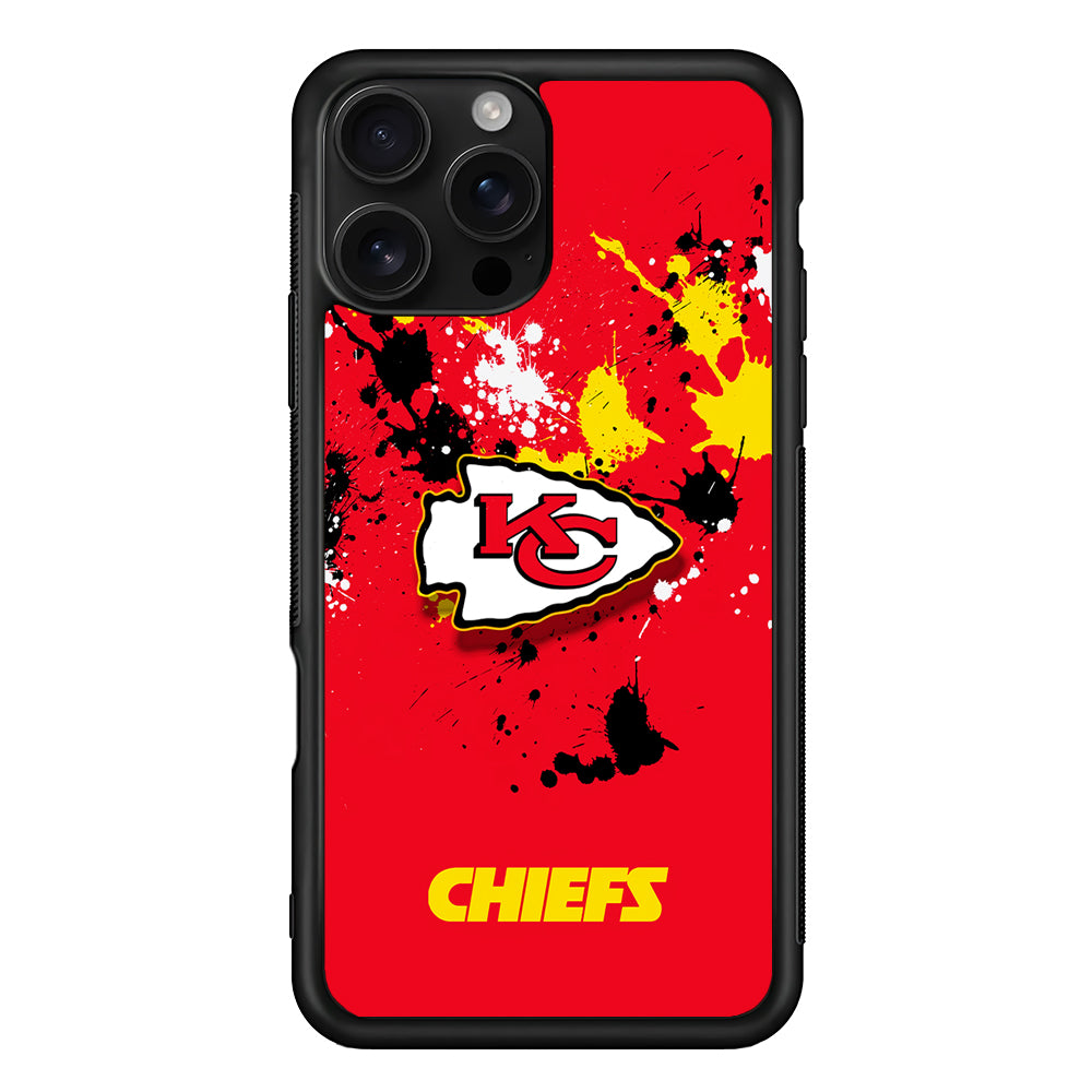 Kansas City Chiefs Logo iPhone 16 Pro Case | Durable Protective Case for iPhone 16 Pro