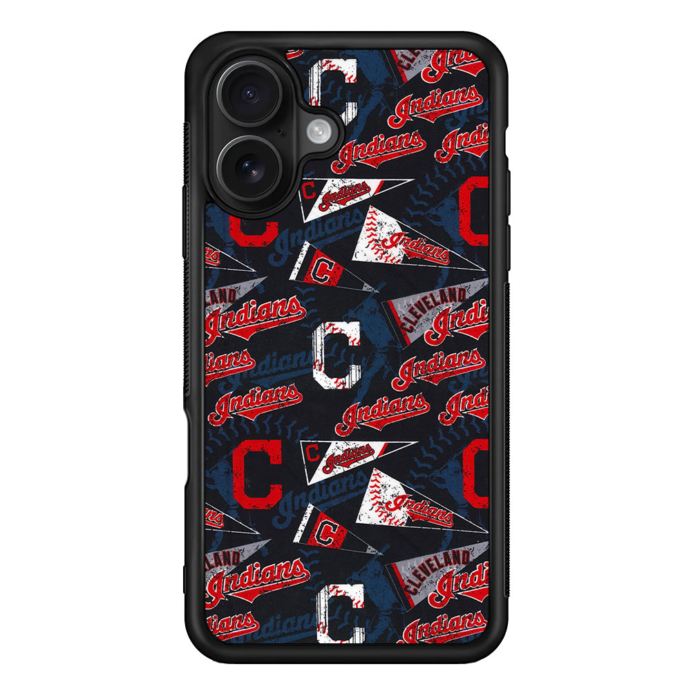 Cleveland Guardians Pattern iPhone 16 Case - Oxvistore