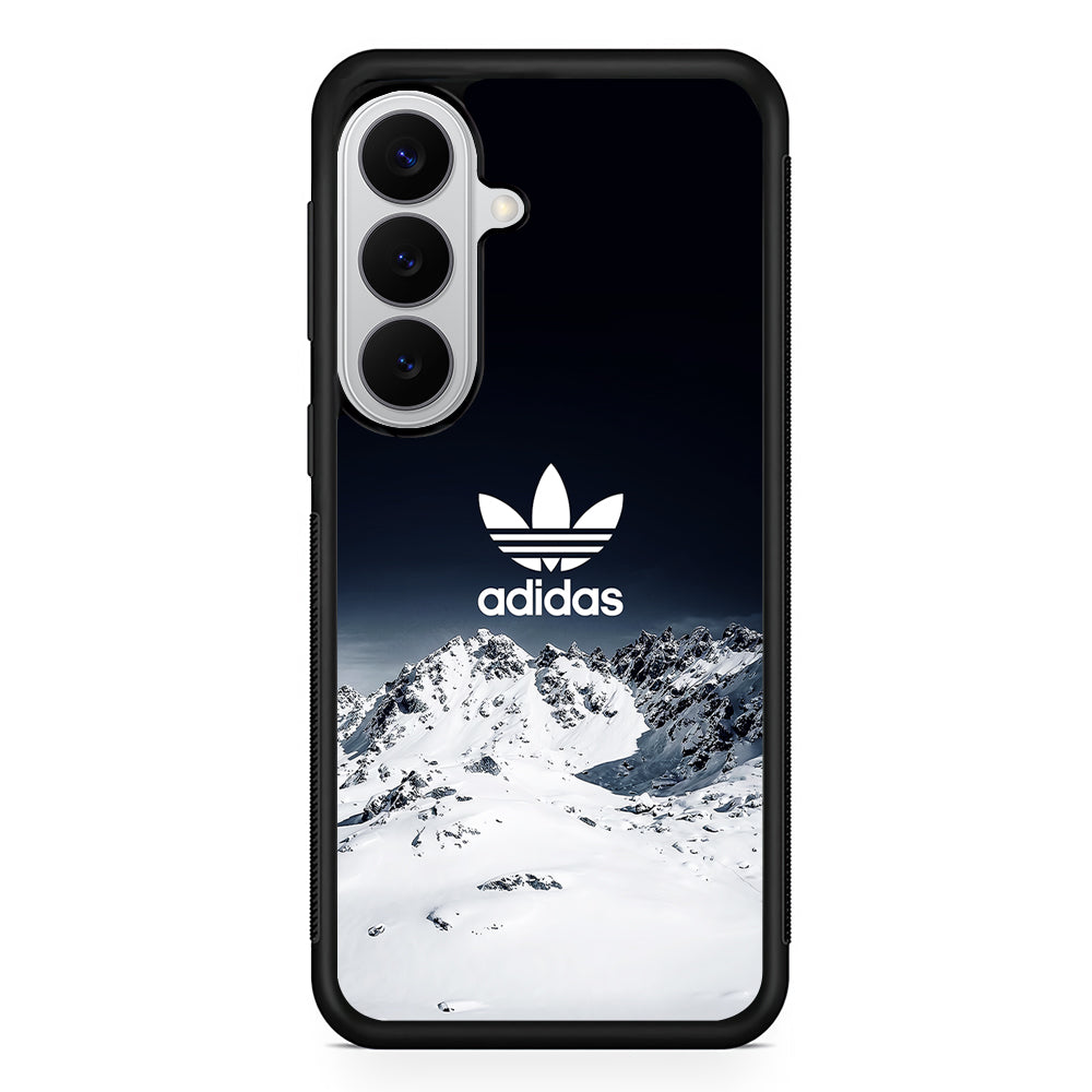 Adidas Logo Winter Snow Samsung Galaxy S26 Case | Slim Samsung Galaxy S26 Rubber Case