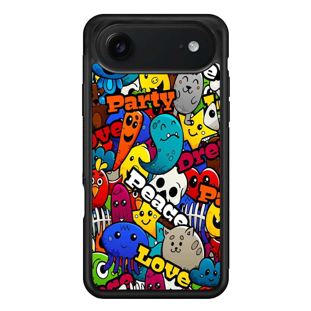 Graffiti Cartoon Abstract Doodle iPhone 17 Air Case | Protective Case for iPhone 17 Air