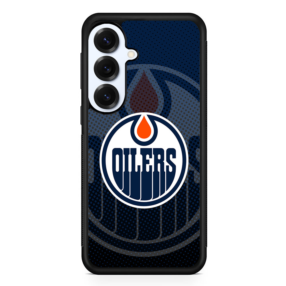 Edmonton Oilers Dot Samsung Galaxy S25 Plus Case | Slim Rubber Cover for Samsung Galaxy S25 Plus